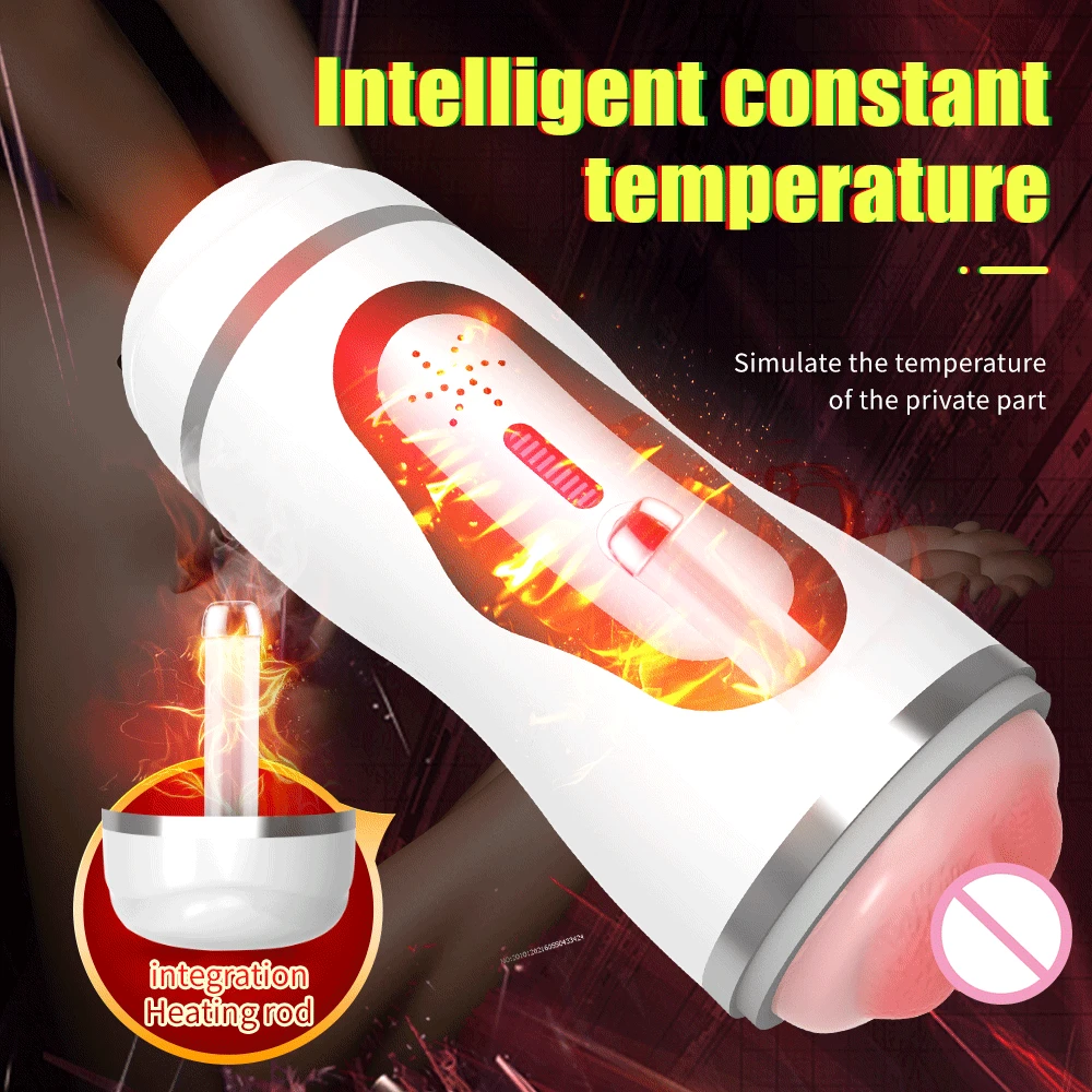Automatic Male Masturbation Cup Vagina Vacuum Sucking Vibration Penis Blowjob Masturbatior Machine Sex Toys for Men Goods Adults