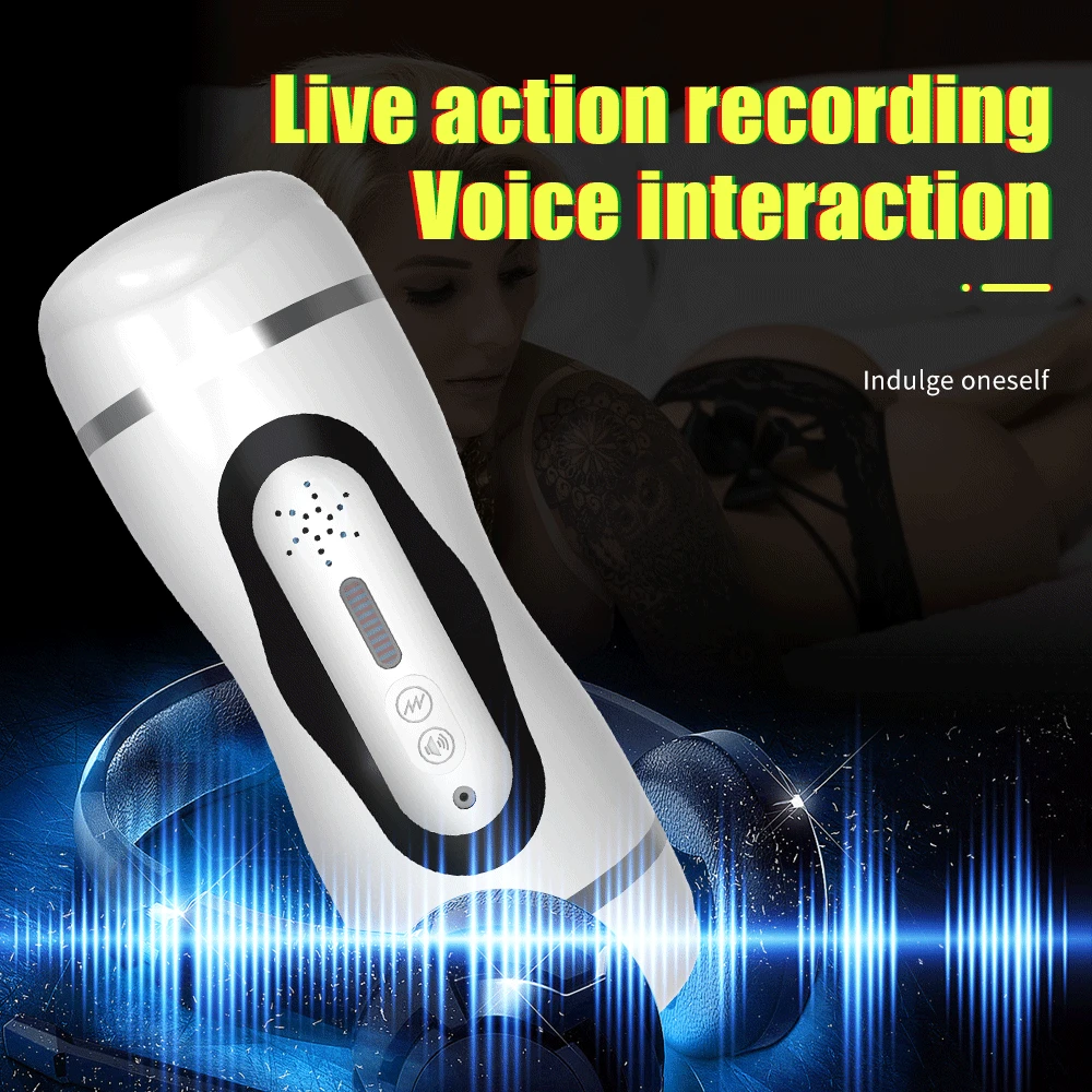 Automatic Male Masturbation Cup Vagina Vacuum Sucking Vibration Penis Blowjob Masturbatior Machine Sex Toys for Men Goods Adults