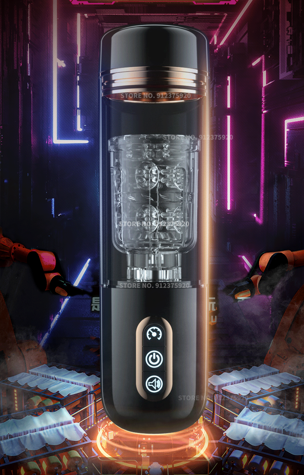 Automatic Telescopic Rotation Sucking Masturbation Cup for Men Real Vagina Blowjob Suction Sex Toys Male Masturbator Adults 18