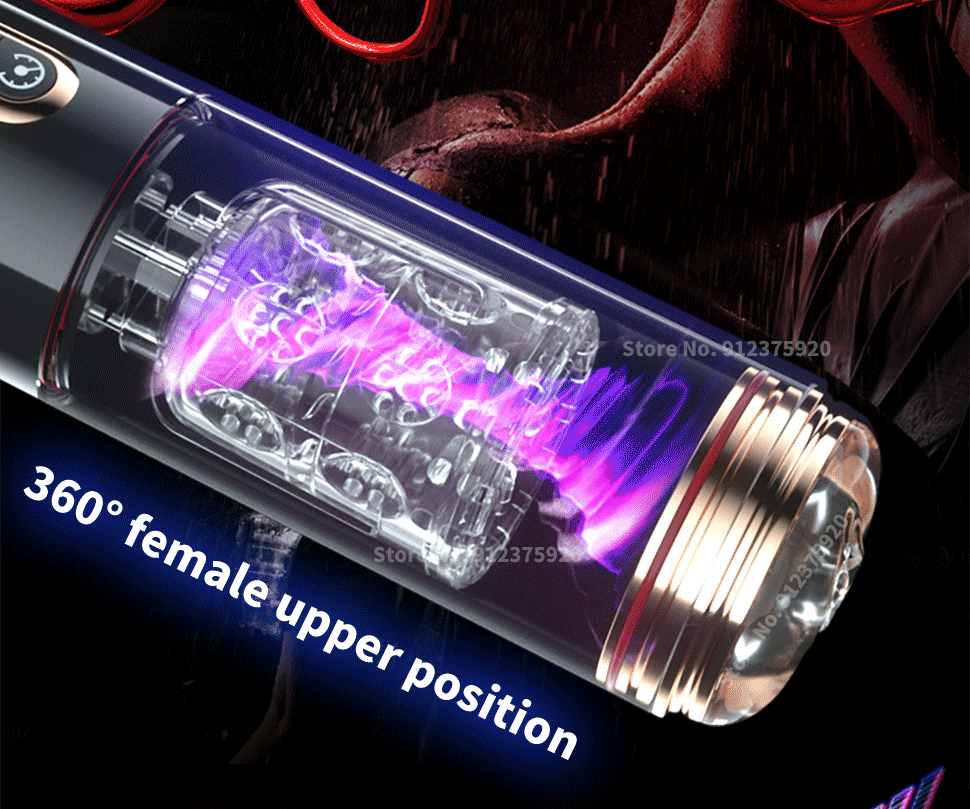 Automatic Telescopic Rotation Sucking Masturbation Cup for Men Real Vagina Blowjob Suction Sex Toys Male Masturbator Adults 18