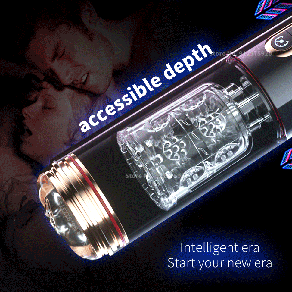 Automatic Telescopic Rotation Sucking Masturbation Cup for Men Real Vagina Blowjob Suction Sex Toys Male Masturbator Adults 18