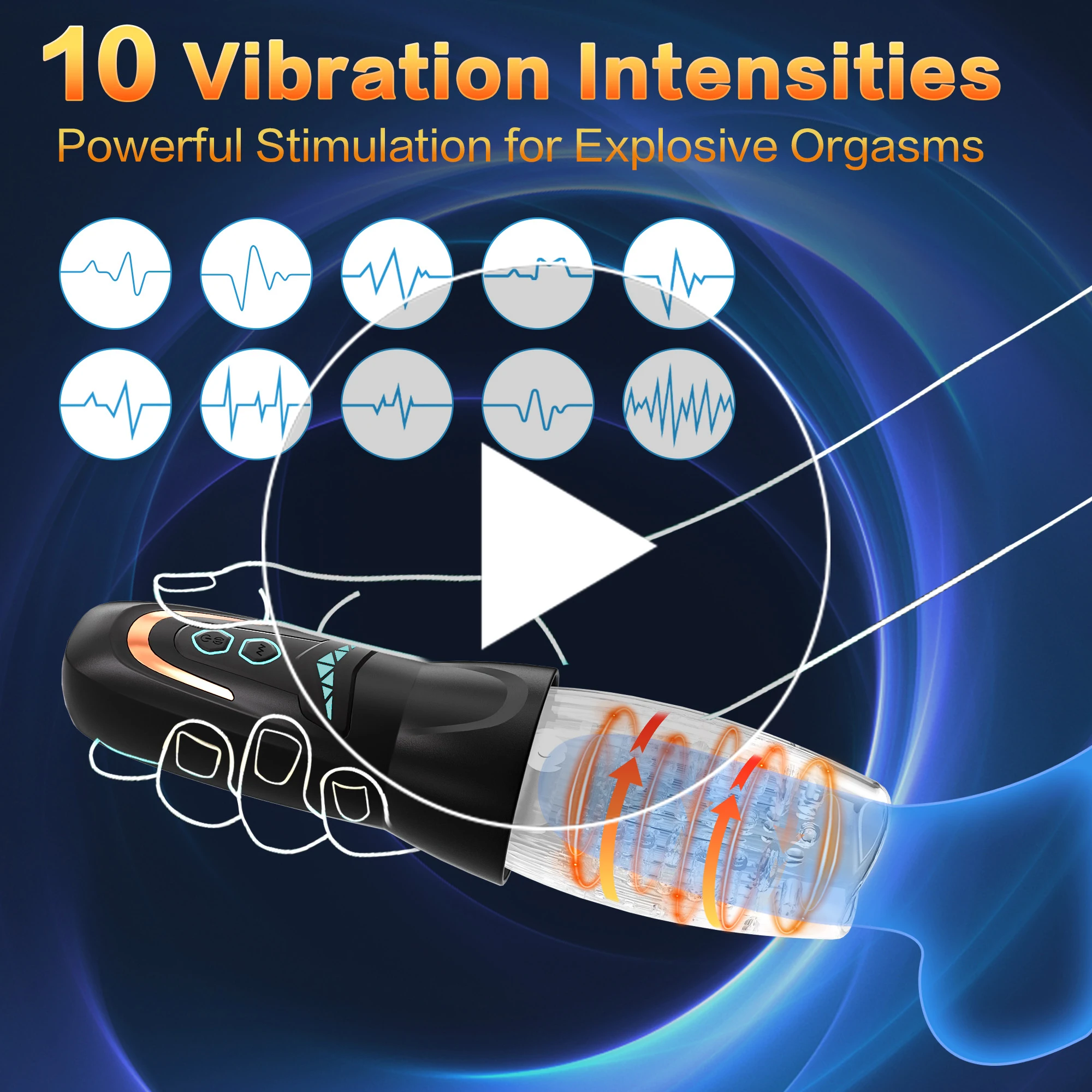 Automatic 360 Rotation Male Masturbator for Men Vagina Vibrator 3D Lips Penis Massager Pussy Man Masturbation cup Adult Sex Toys