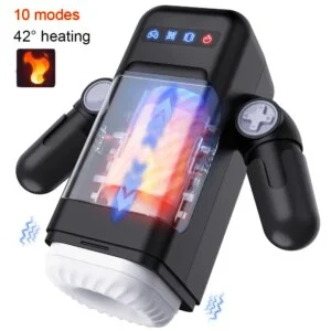 Newest Robot Automatic Male Masturbator Vibration Blowjob Machine Silicone Vagina Masturbation Cup Sex Toys Adult Goods for Men