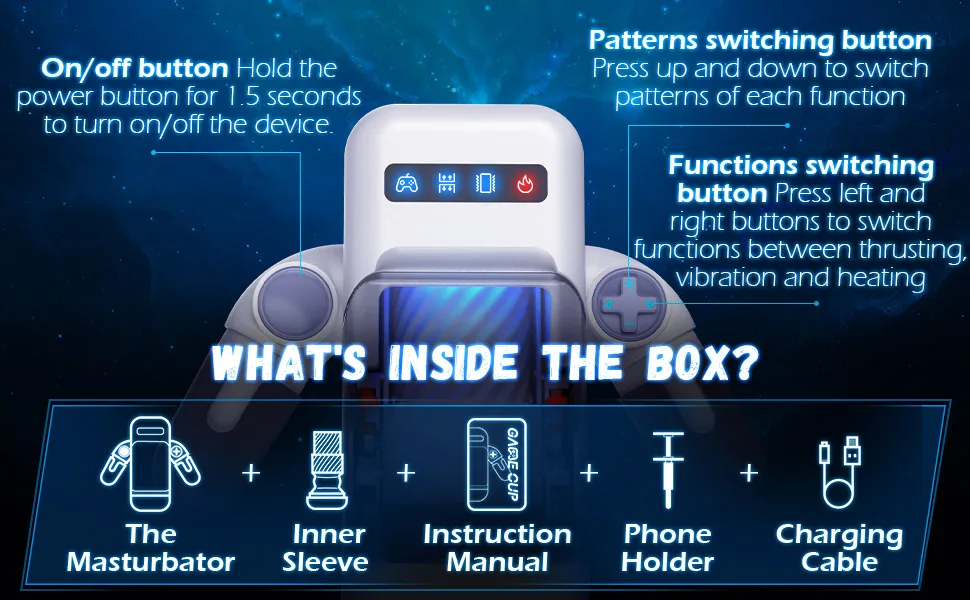 Newest Robot Automatic Male Masturbator Vibration Blowjob Machine Silicone Vagina Masturbation Cup Sex Toys Adult Goods for Men