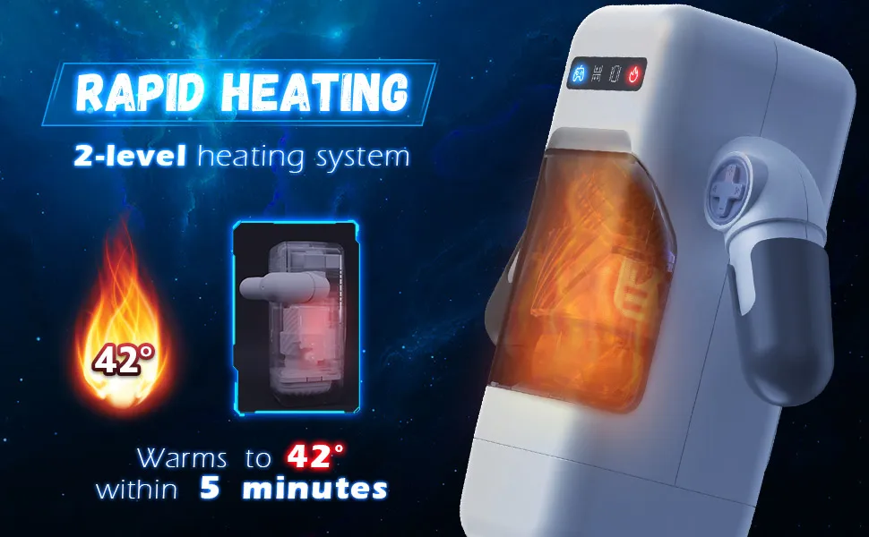 Newest Robot Automatic Male Masturbator Vibration Blowjob Machine Silicone Vagina Masturbation Cup Sex Toys Adult Goods for Men
