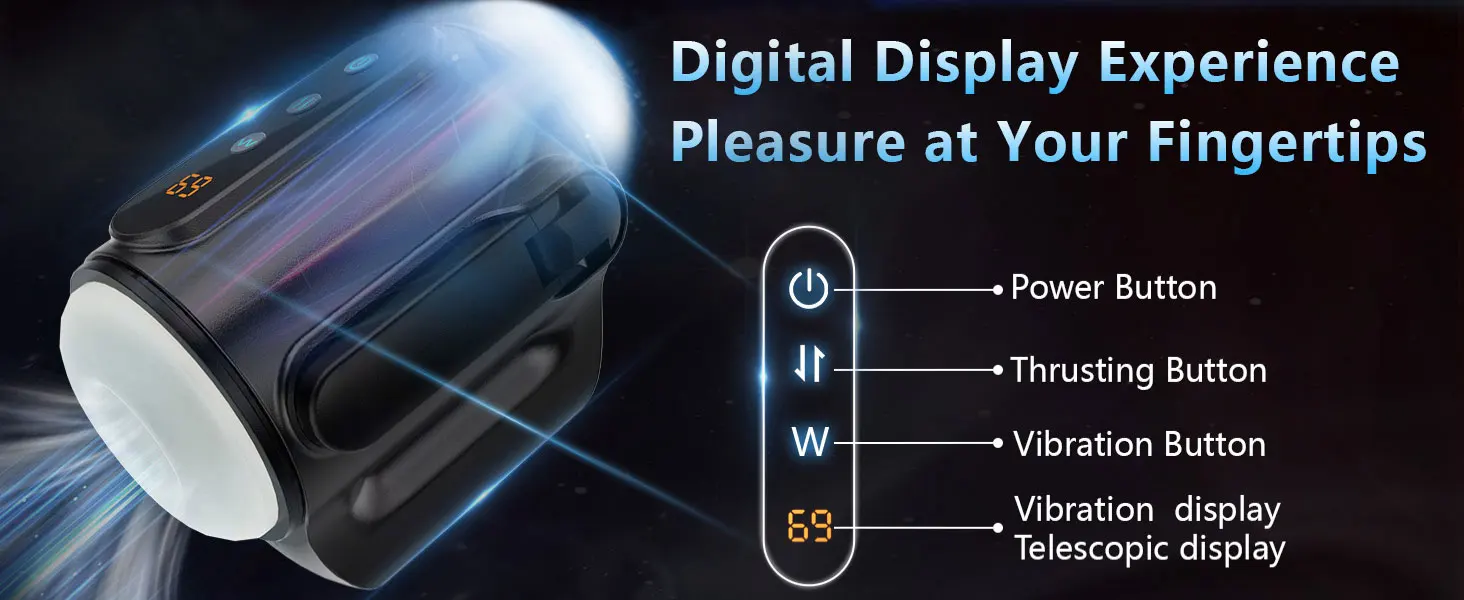 Foldable Handles Masturbator for Men Automatic Telescopic Rotation Vibrator Open Ended Penis Massager Male Sex Toys For Adults Foldable Handles Masturbator for Men Automatic Telescopic Rotation Vibrator Open Ended Penis Massager Male Sex Toys For Adults