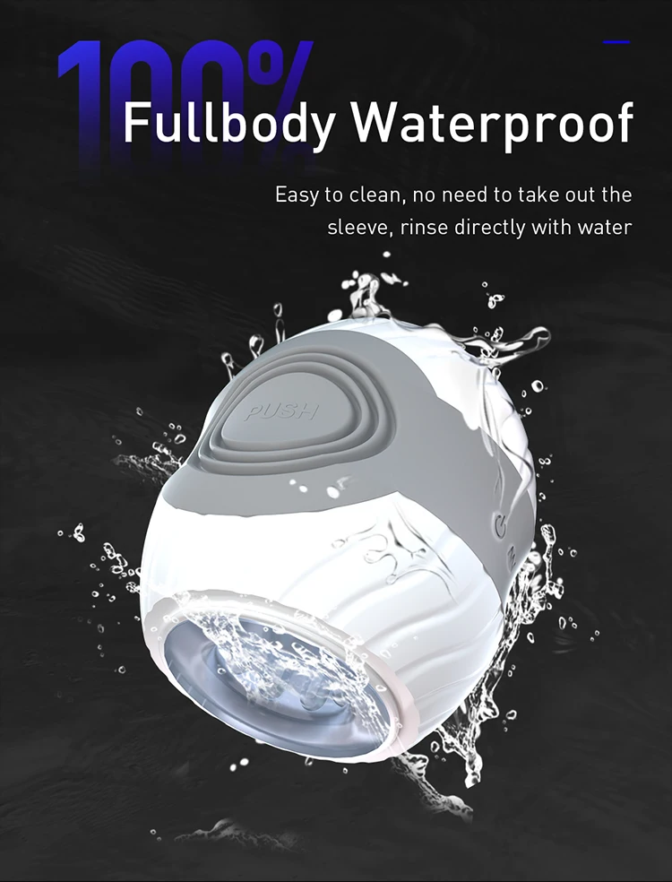 Open-ended Automatic Men Masturbator Cup Vagina Masturbation Trainer Vibrators Blowjobs Men's Glans Trainer Toys