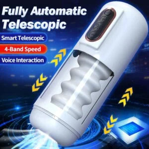 Automatic Telescopic Sucking Masturbators Cup for Men Vagina Blowjob Male Masturbation Piston Pocket Adult Equipment Sex Toy