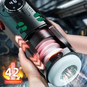 Automatic Male Masturbator Telescopic Sucking Heated Sex Toys Equipment Machine Adult Goods for Men Blowjob Masturbation Cup
