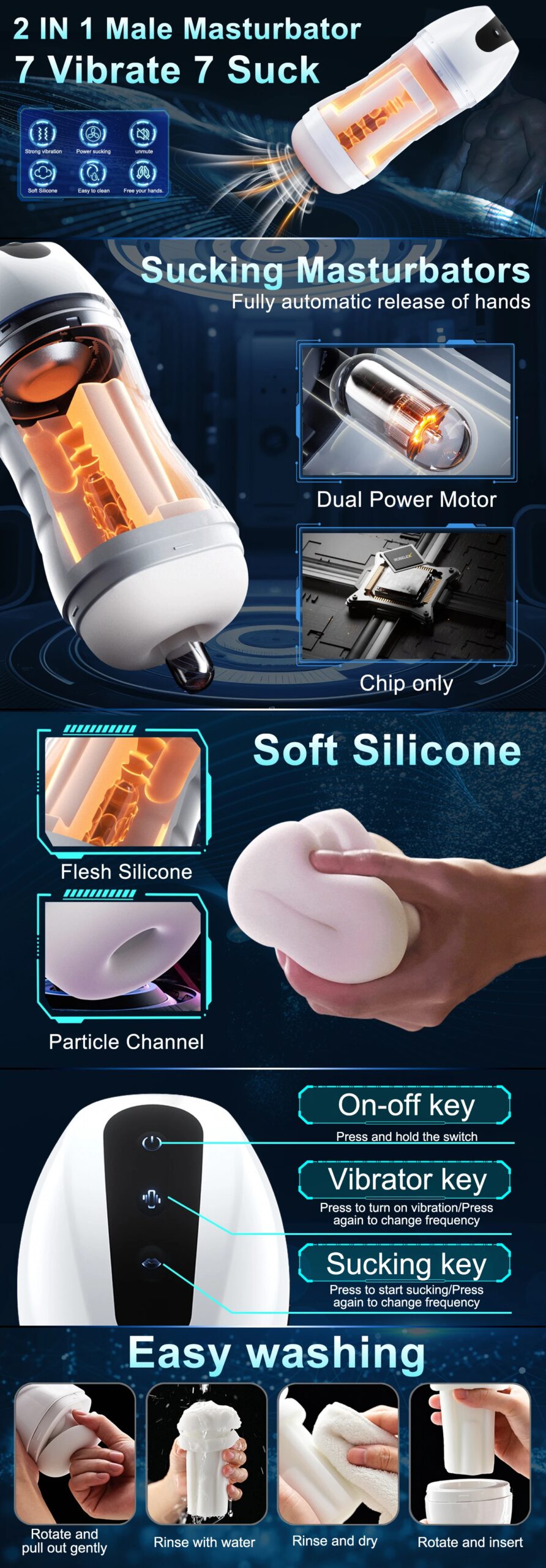 Male Masturbator Cup Automatic Sucking Vibration Penis Oral Machine Suction Blowjob Masturbation Real Vagina Vacuum Sex Toys