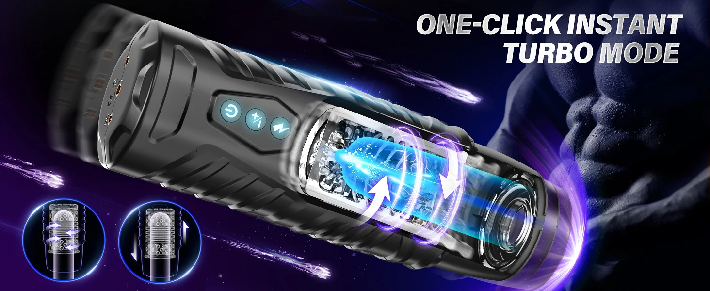Automatic Male Masturbator Sex Toys for Men 7 Thrusting & 7 Rotating Modes Hands Free Pocket Pussy Sex Machine Electric Penis Pu Automatic Male Masturbator Sex Toys for Men 7 Thrusting & 7 Rotating Modes Hands Free Pocket Pussy Sex Machine Electric Penis Pu