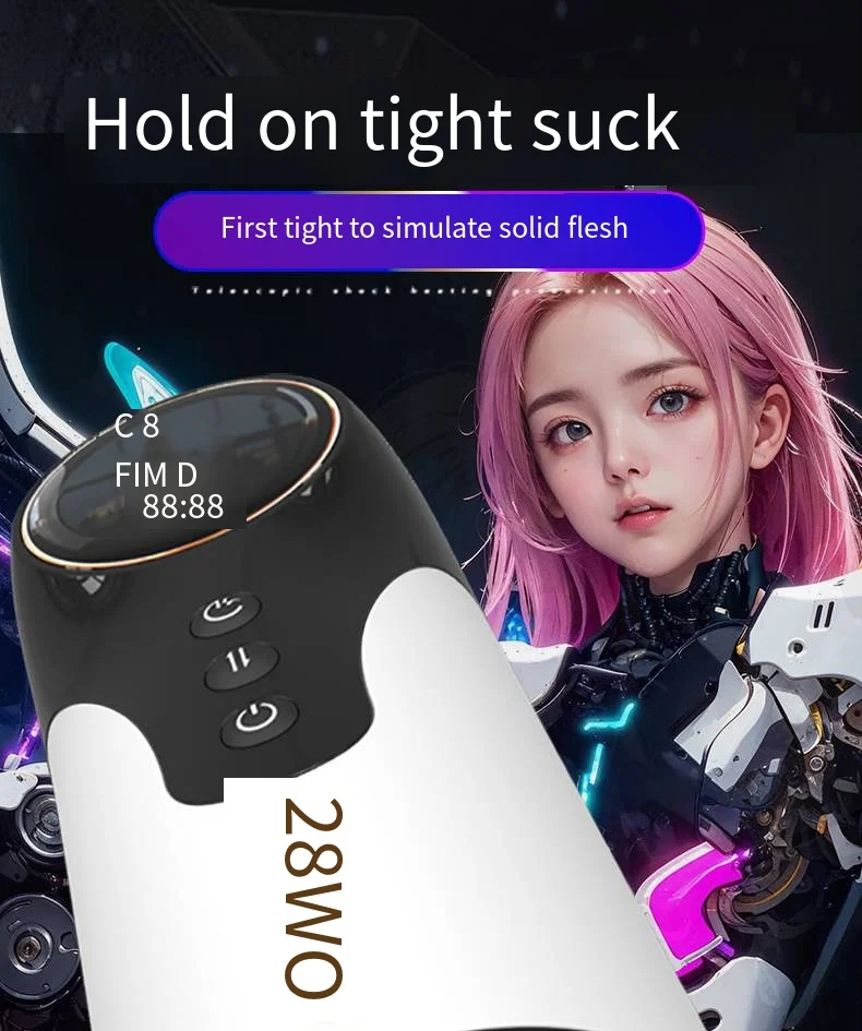 Airplane Cup  Electric Automatic Super Endur Artificial Realistic Vagina Male Penis Glans Trainer Masturbator Sex​ Tooys for Man