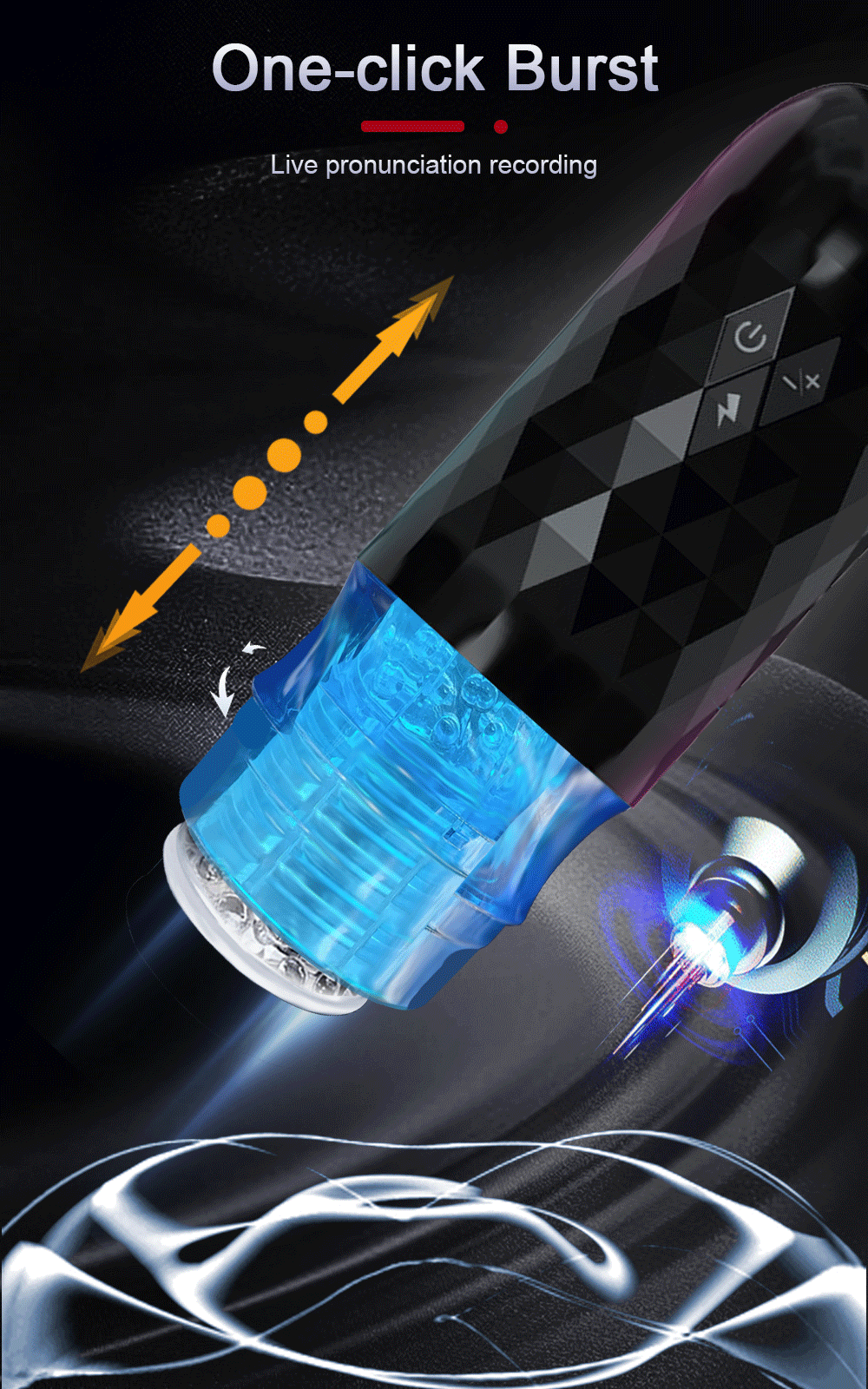 Automatic Male Masturbator Telescopic Rotation Pussy Oral Sex Trainer Man Masturbation Cup Blowjob Sex Toys Adult Goods for Men