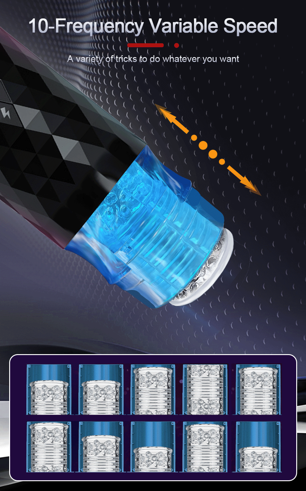 Automatic Male Masturbator Telescopic Rotation Pussy Oral Sex Trainer Man Masturbation Cup Blowjob Sex Toys Adult Goods for Men