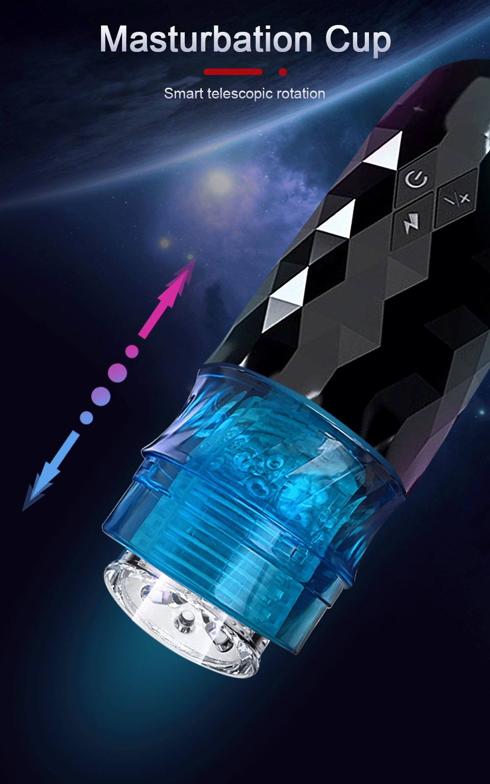 Automatic Male Masturbator Telescopic Rotation Pussy Oral Sex Trainer Man Masturbation Cup Blowjob Sex Toys Adult Goods for Men