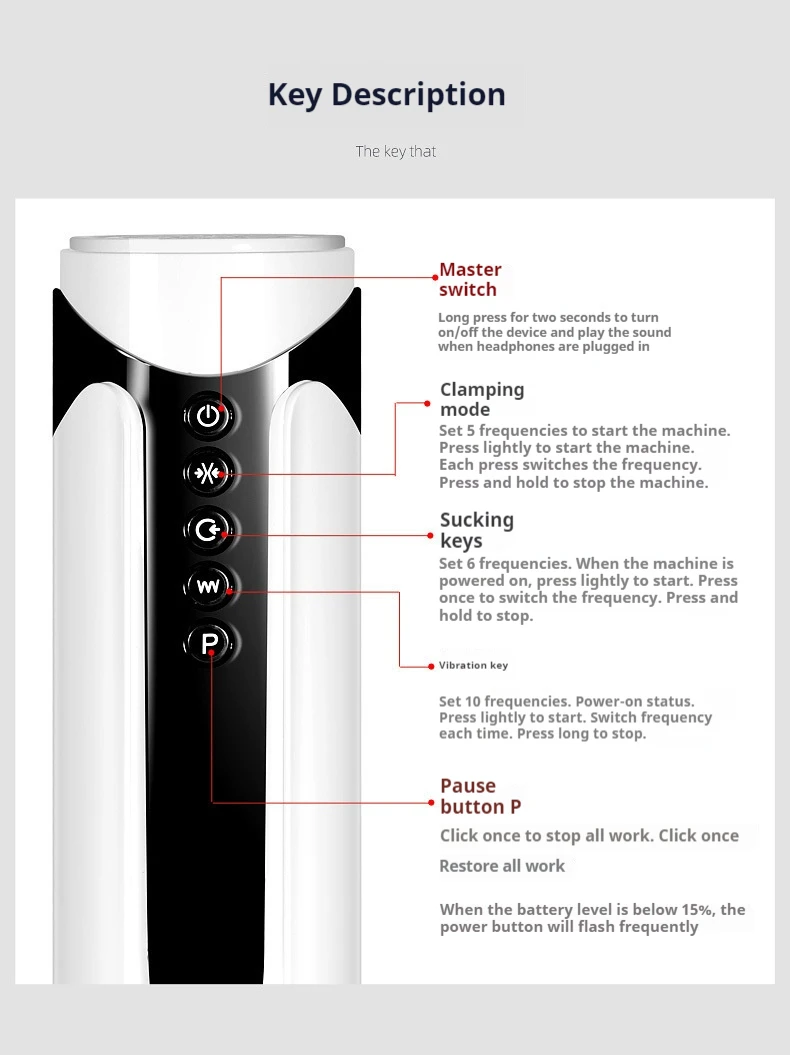 Automatic Male Masturbator Cup Blowjob Sucking Sex Machine Suction Blowjob Vagina Masturbation Pussy Vibrator Sex Toys for Men