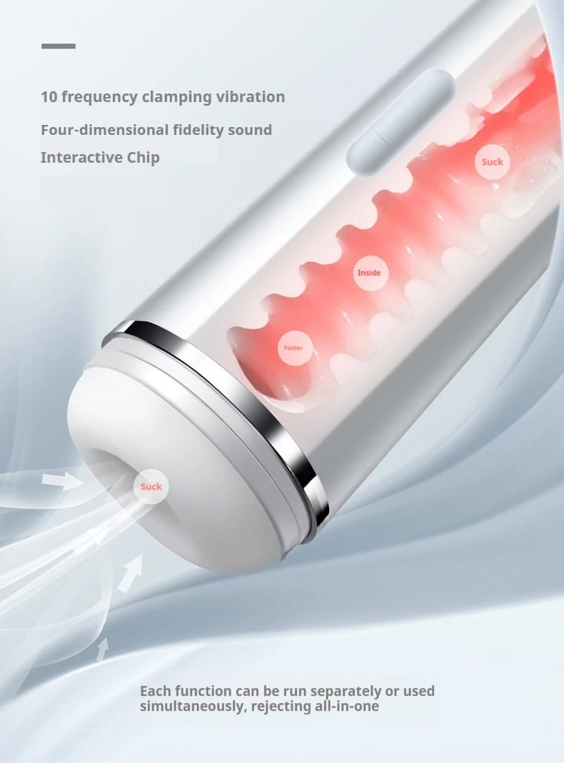 Automatic Male Masturbator Cup Blowjob Sucking Sex Machine Suction Blowjob Vagina Masturbation Pussy Vibrator Sex Toys for Men