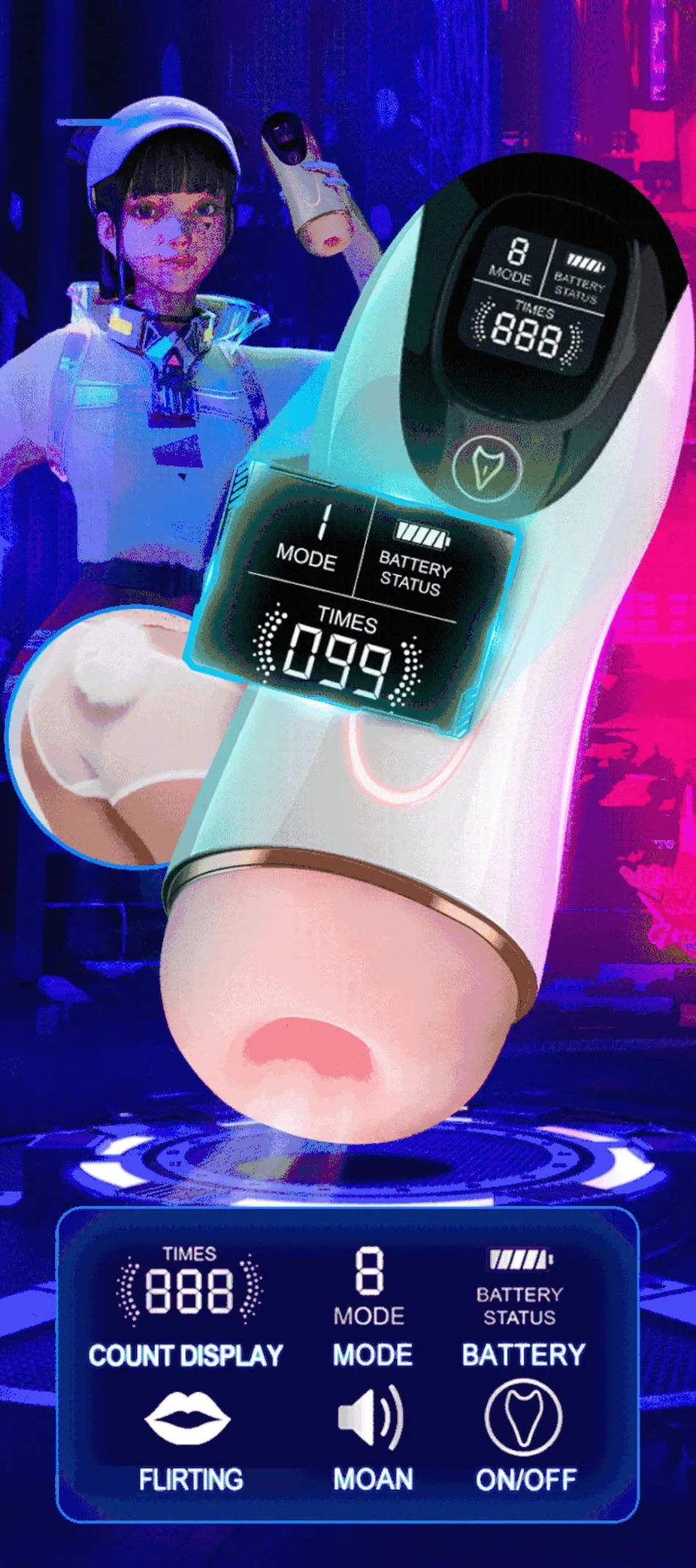 Automatic Male Masturbator Cup Vibration Blowjob Real Vagina Pocket Pussy Penis Oral Sex Machine Vacuum Toys For Man Adults 18+