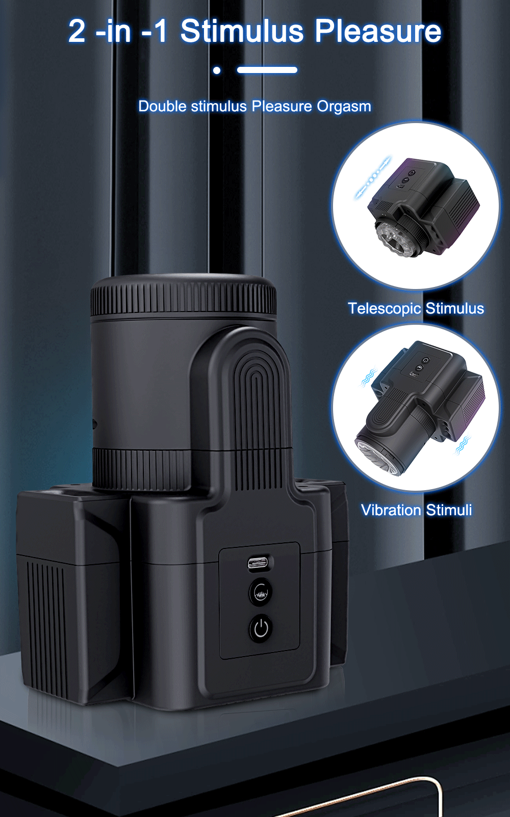 Automatic Male Masturbator Telescopic Masturbators for Men Masturbation Cup Piston Open-ended Adult Equipment Sex Toy for Men
