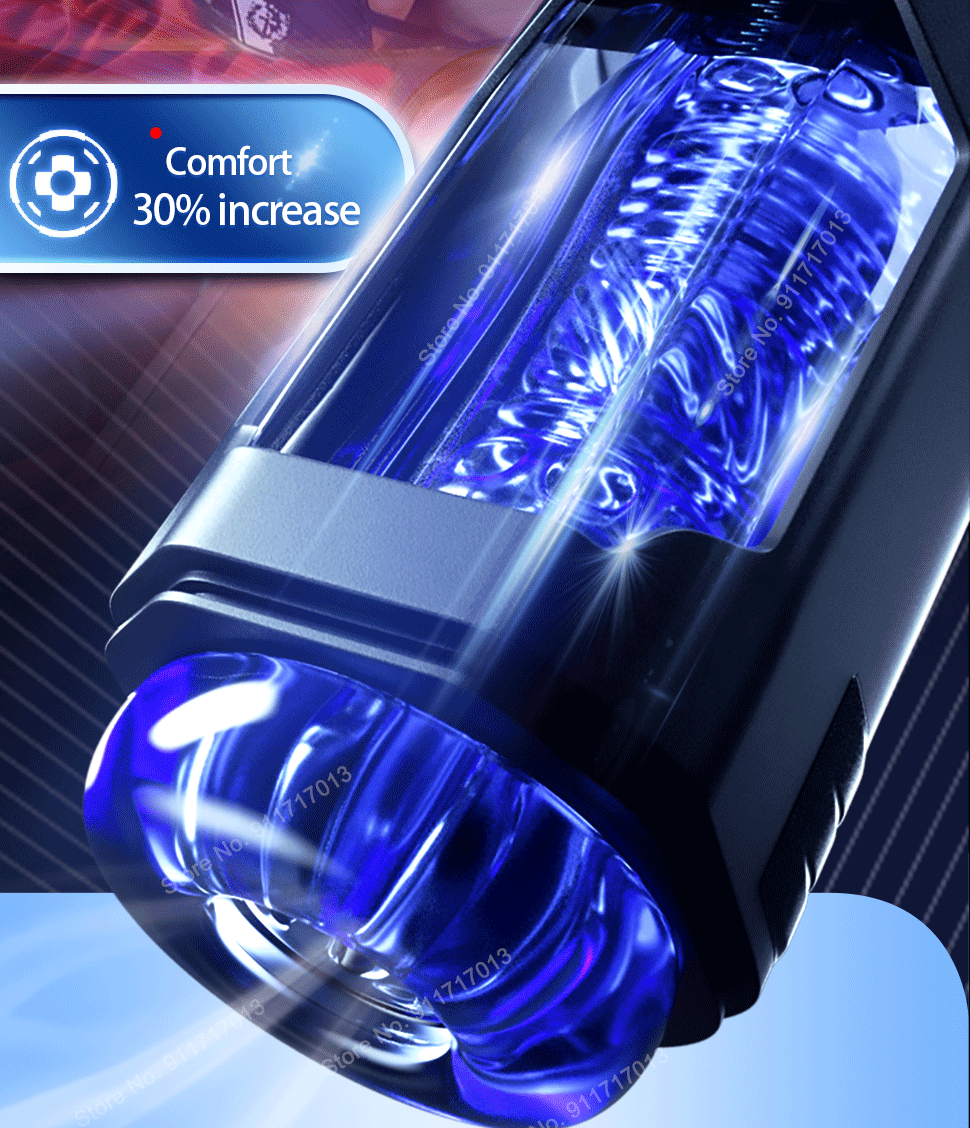 Male Masturbators Automatic Blowjob Penis Real Vagina Vibrator Oral Pocket Pussy Masturbation Cup Adult For Men Sex Machine Toys