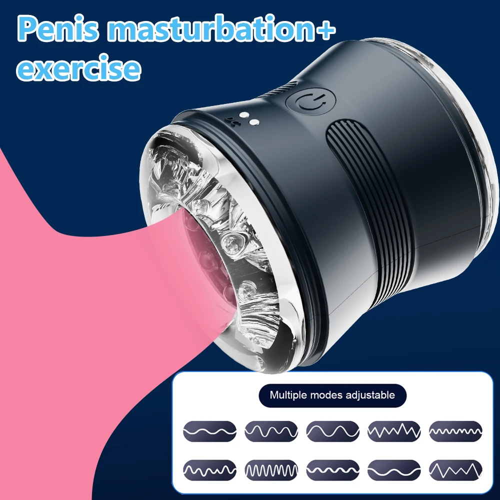 Automatic Male Masturbator Cup Vagina Masturbation Blowjob Man Mastuburator Sex Toys for Men Adult Goods Electric Mastubator