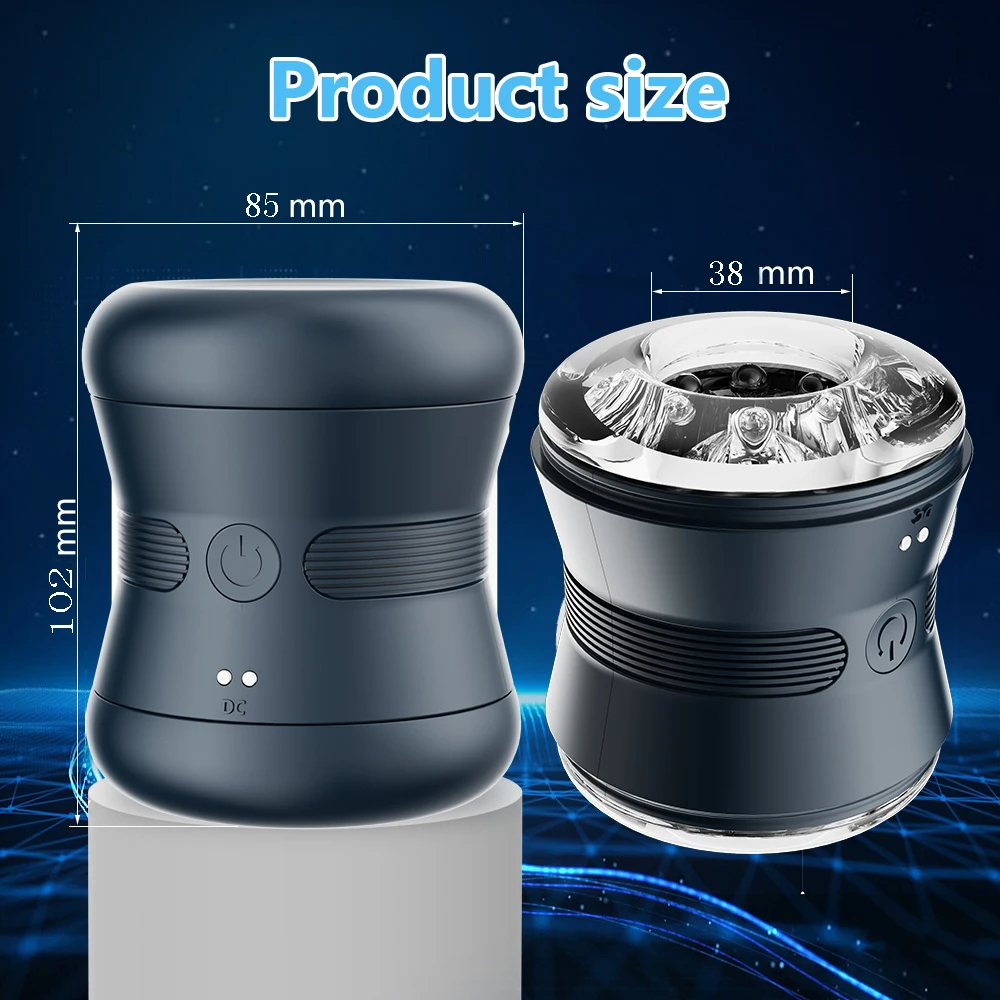 Automatic Male Masturbator Cup Vagina Masturbation Blowjob Man Mastuburator Sex Toys for Men Adult Goods Electric Mastubator