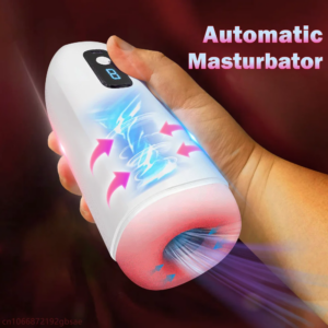 Automatic Male Masturbator Cup Powerful Vibrator Digital Blowjob Machine Strong Vibration Real Pussy Masturbation Sex Toys