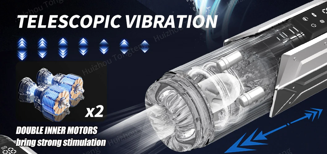 Telescopic Rotation Masturbator Cup Vagina Masturbation Blowjob Adults Sex Toys for Men Male Piston Automatic Mastubator