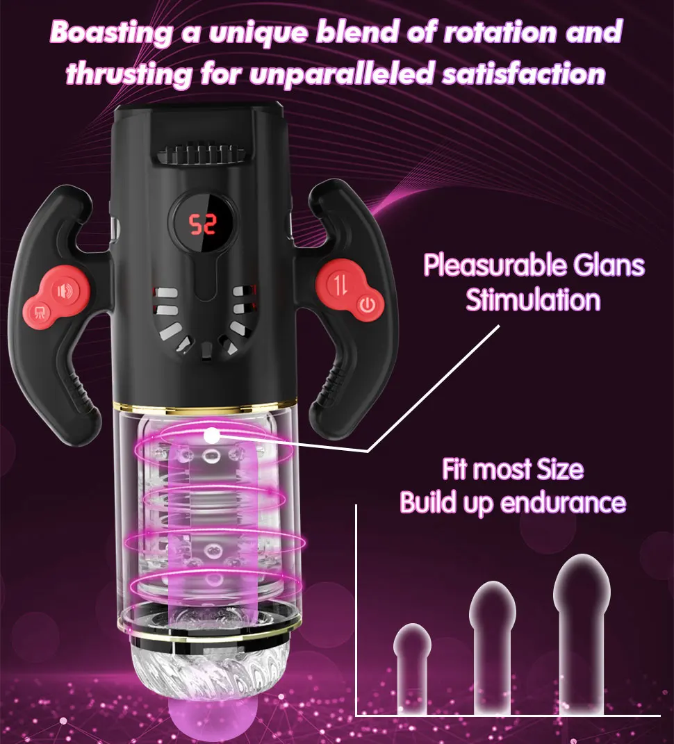 Automatic Telescopic Sucking Male Masturbator Cup Powerful Vibration Rotating Masturbator Pocket Pussy Gamepad Sex Toys for Men Automatic Telescopic Sucking Male Masturbator Cup Powerful Vibration Rotating Masturbator Pocket Pussy Gamepad Sex Toys for Men