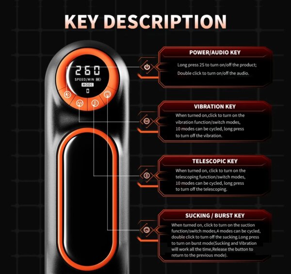 Telescopic Automatic Masturbator Sucking Male Masturbation Cup Erotic Vagina Pussy Blowjob Machine Sex Tooys for Man Adult Toy