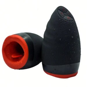 Automatic Male Masturbation Cup Tongue Licking Adult Goods Sucking Machine with Heating Male Masturbator Vibrator Oral Sex Toys