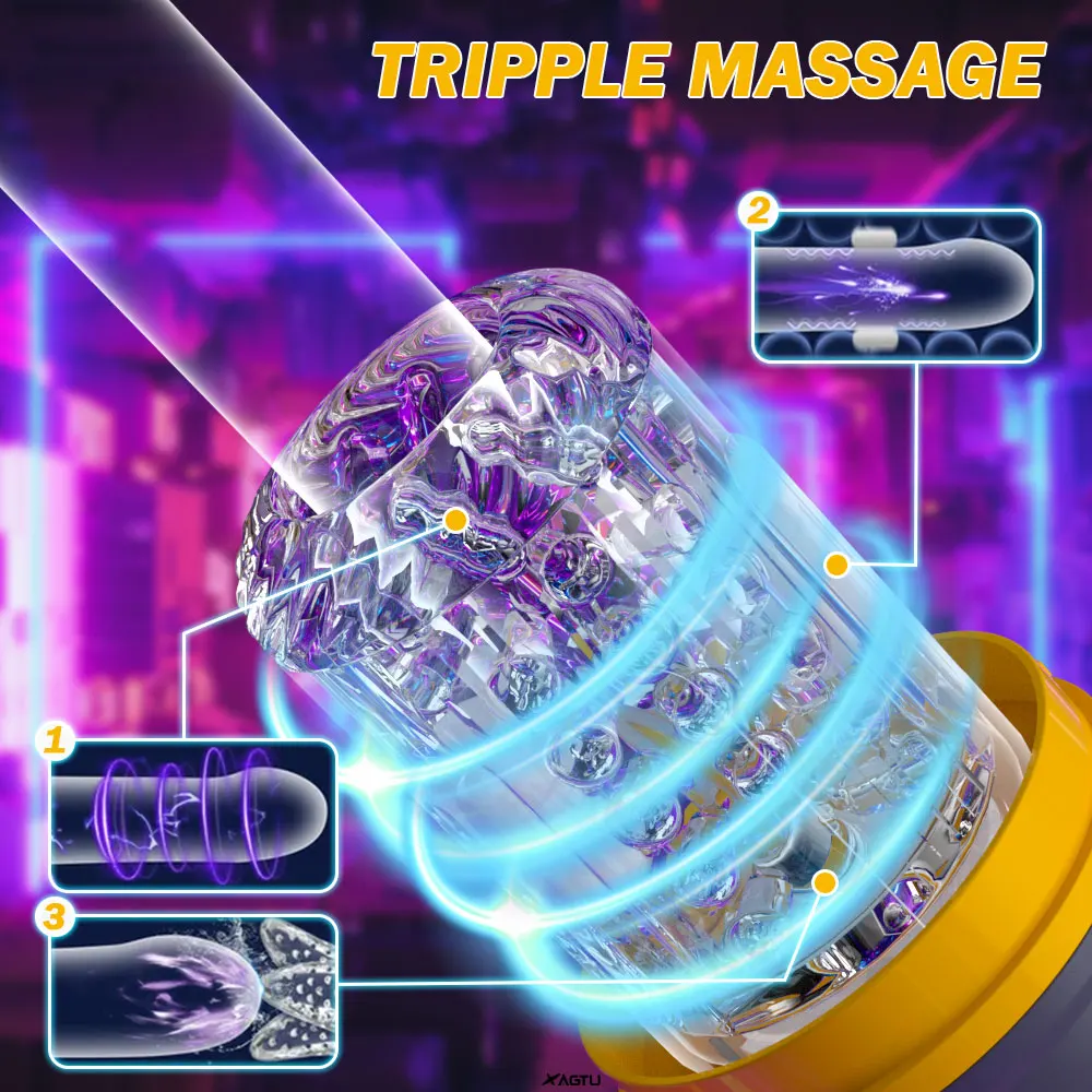 Telescopic Male Masturbator Vagina Masturbation Equipment Sex Toys for Men Goods for Adults Piston Automatic Rotation Mastubator Telescopic Male Masturbator Vagina Masturbation Equipment Sex Toys for Men Goods for Adults Piston Automatic Rotation Mastubator
