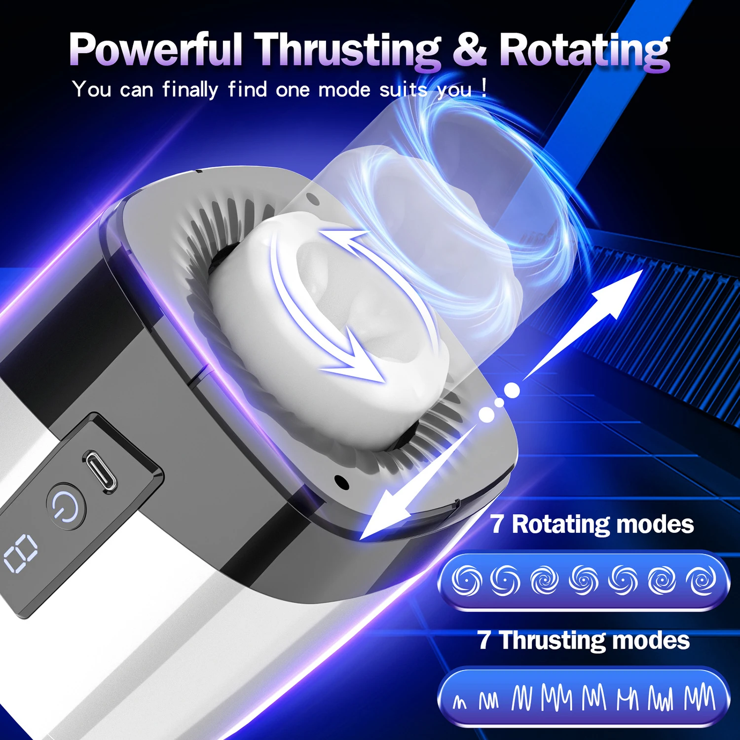 LCD Automatic Male Masturbator Telescopic Rotation Vagina Masturbation Adults Sex Toys for Men Piston Open-ended Mastubators Cup LCD Automatic Male Masturbator Telescopic Rotation Vagina Masturbation Adults Sex Toys for Men Piston Open-ended Mastubators Cup