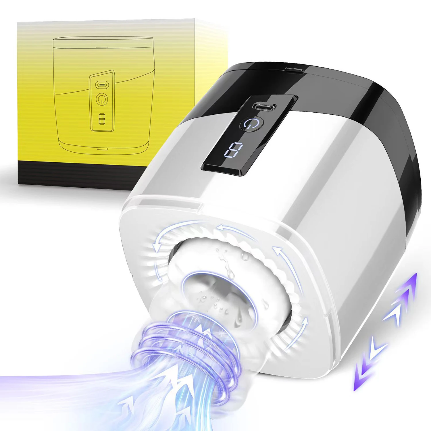 LCD Automatic Male Masturbator Telescopic Rotation Vagina Masturbation Adults Sex Toys for Men Piston Open-ended Mastubators Cup LCD Automatic Male Masturbator Telescopic Rotation Vagina Masturbation Adults Sex Toys for Men Piston Open-ended Mastubators Cup