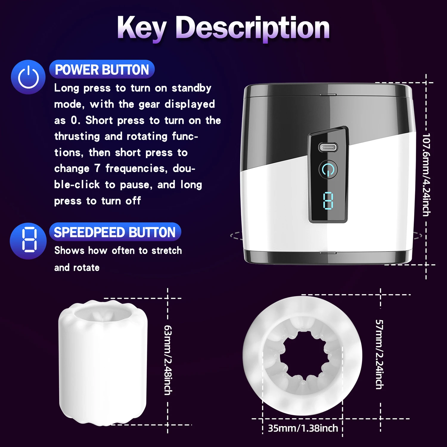 LCD Automatic Male Masturbator Telescopic Rotation Vagina Masturbation Adults Sex Toys for Men Piston Open-ended Mastubators Cup LCD Automatic Male Masturbator Telescopic Rotation Vagina Masturbation Adults Sex Toys for Men Piston Open-ended Mastubators Cup