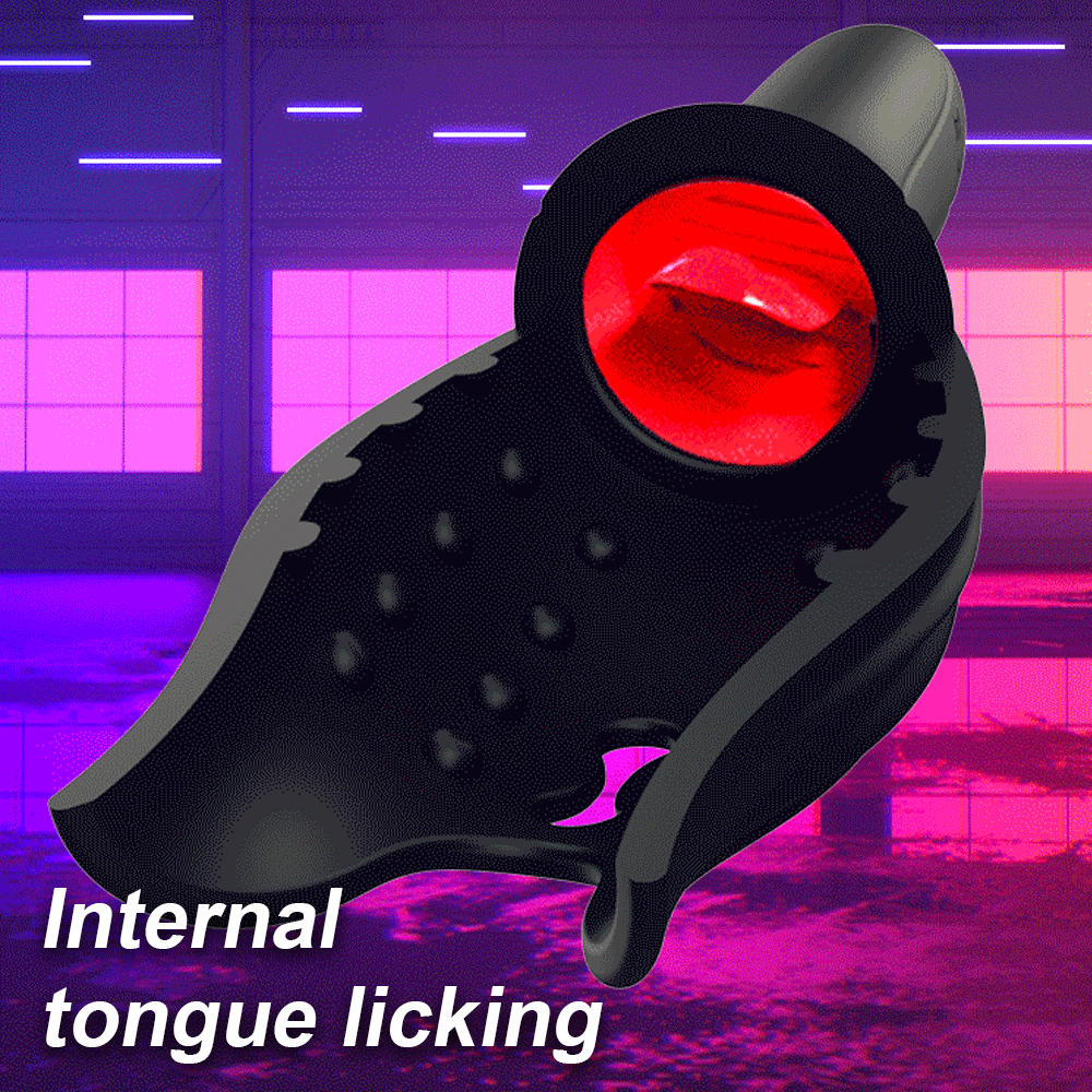 Automatic Male Masturbator Cup Tougue Lick Vibrator Penis Delay Trainer Massager Glans Stimulate 18+ Adult Sex Toys For Men