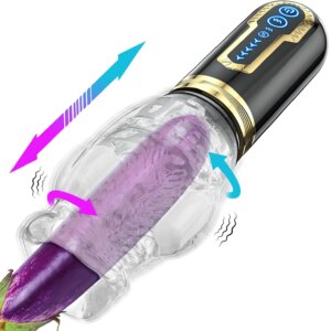 Automatic Male Masturbator Vibrating Rotating Thrusting Blowjob Masturbation Cup Penis Stimulation Pussy Vaginas For Men Sex Toy