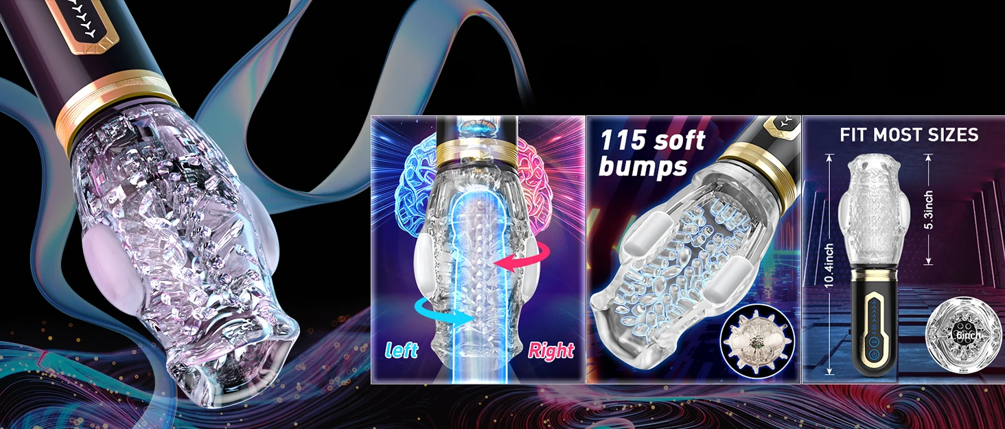 Automatic Male Masturbator Vibrating Rotating Thrusting Blowjob Masturbation Cup Penis Stimulation Pussy Vaginas For Men Sex Toy Automatic Male Masturbator Vibrating Rotating Thrusting Blowjob Masturbation Cup Penis Stimulation Pussy Vaginas For Men Sex Toy