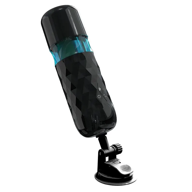 Automatic Male Masturbator Telescopic Rotation Penis Stimulation Hands Free Pocket Pussy With Suction Base Adult Sex Toy for Man