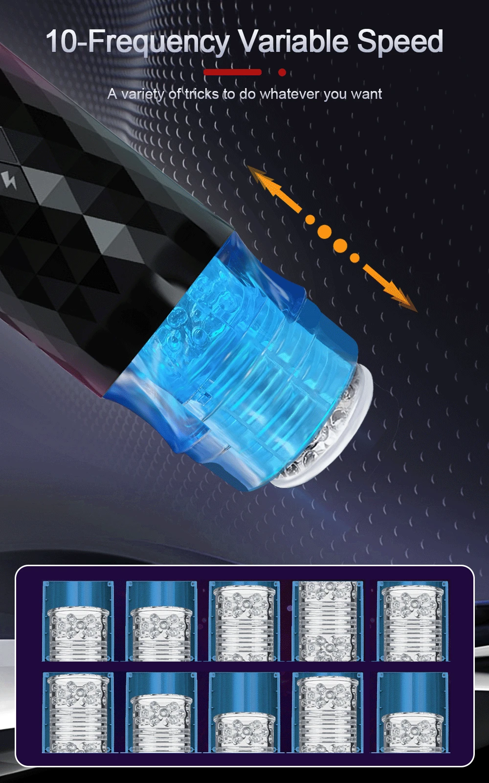 Automatic Male Masturbator Telescopic Rotation Penis Stimulation Hands Free Pocket Pussy With Suction Base Adult Sex Toy for Man