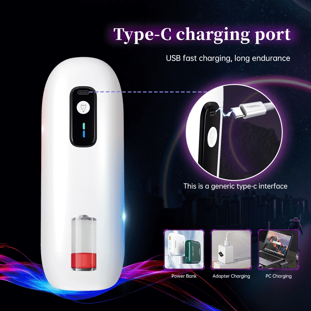 Masturbator Man Automatic Blowjob Strong Vibrator Male Masturbator Cup Real Vaginal Pussy Penis Machine Toy For Men
