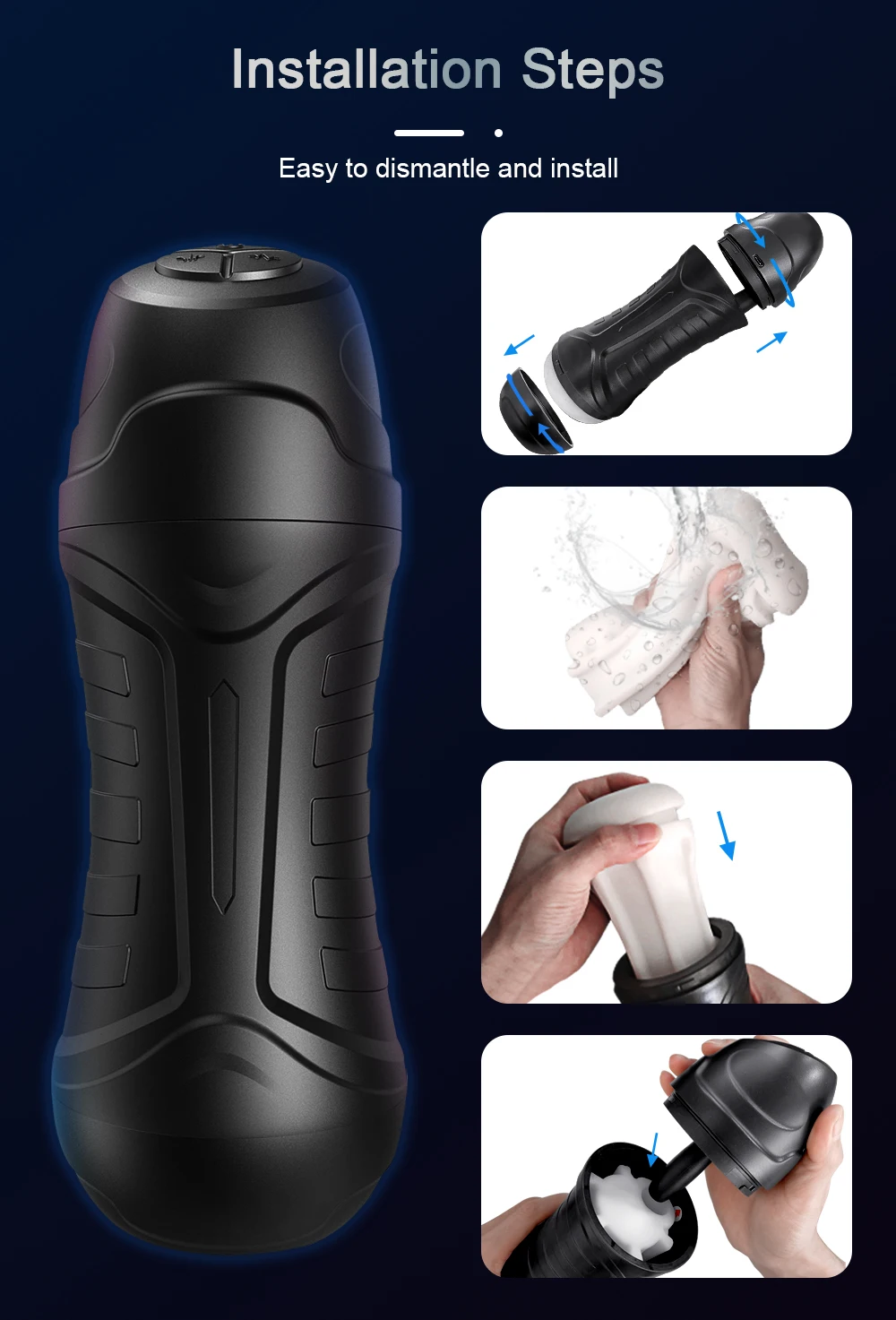 Automatic Men's Masturbator Sucking Vibrator Blowjob Masturbation Cup Artificial Vagina Senxual Doll Masturbate Toys for Adults