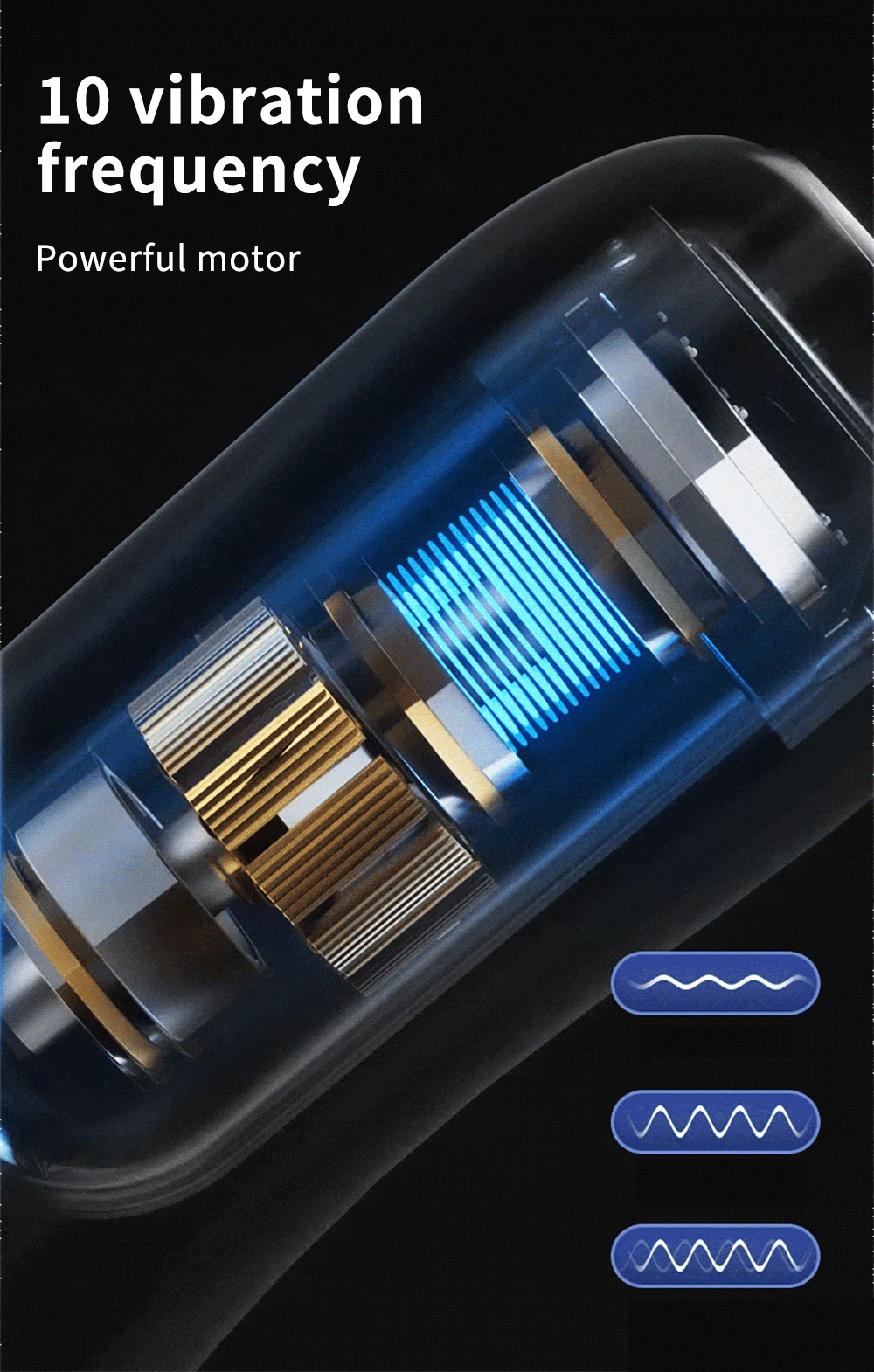 Automatic Male Masturbator for Men 10 Speeds Vibrating Masturbation Cup Glans Trainer Penis Massage Stimulate Adult Sex Toys Automatic Male Masturbator for Men 10 Speeds Vibrating Masturbation Cup Glans Trainer Penis Massage Stimulate Adult Sex Toys