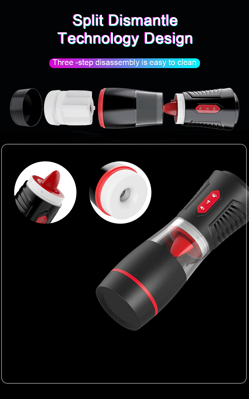 Automatic Blowjob Male Masturbators For Men Real Adult Goods 18 Sucking Machine men's Silicone Vagina Doll Sexy Masturbation Toy