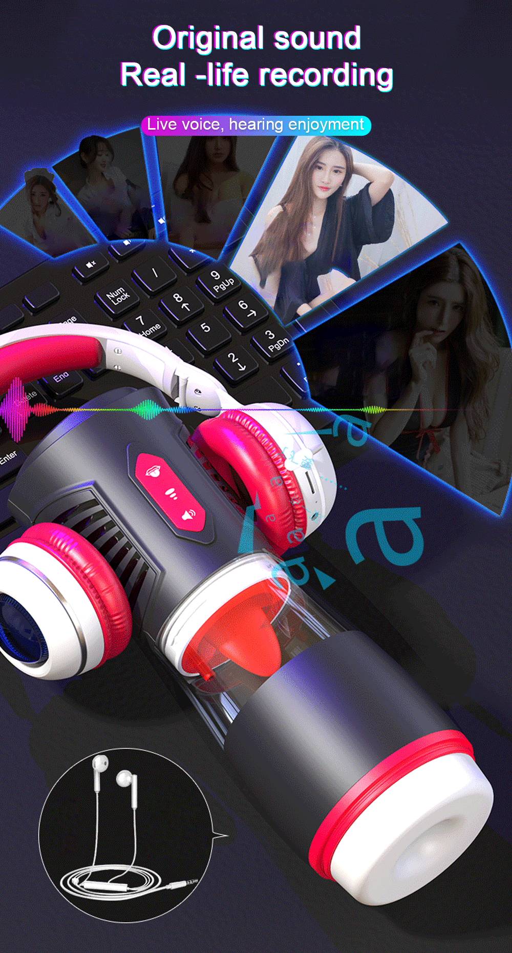 Automatic Blowjob Male Masturbators For Men Real Adult Goods 18 Sucking Machine men's Silicone Vagina Doll Sexy Masturbation Toy