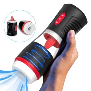 Automatic Blowjob Male Masturbators For Men Real Adult Goods 18 Sucking Machine men's Silicone Vagina Doll Sexy Masturbation Toy