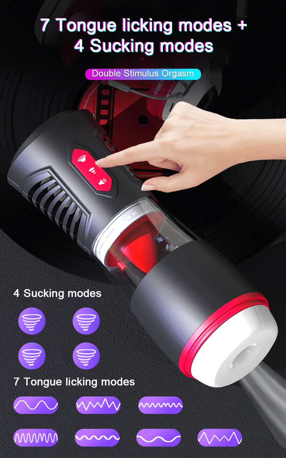 Automatic Blowjob Male Masturbators For Men Real Adult Goods 18 Sucking Machine men's Silicone Vagina Doll Sexy Masturbation Toy