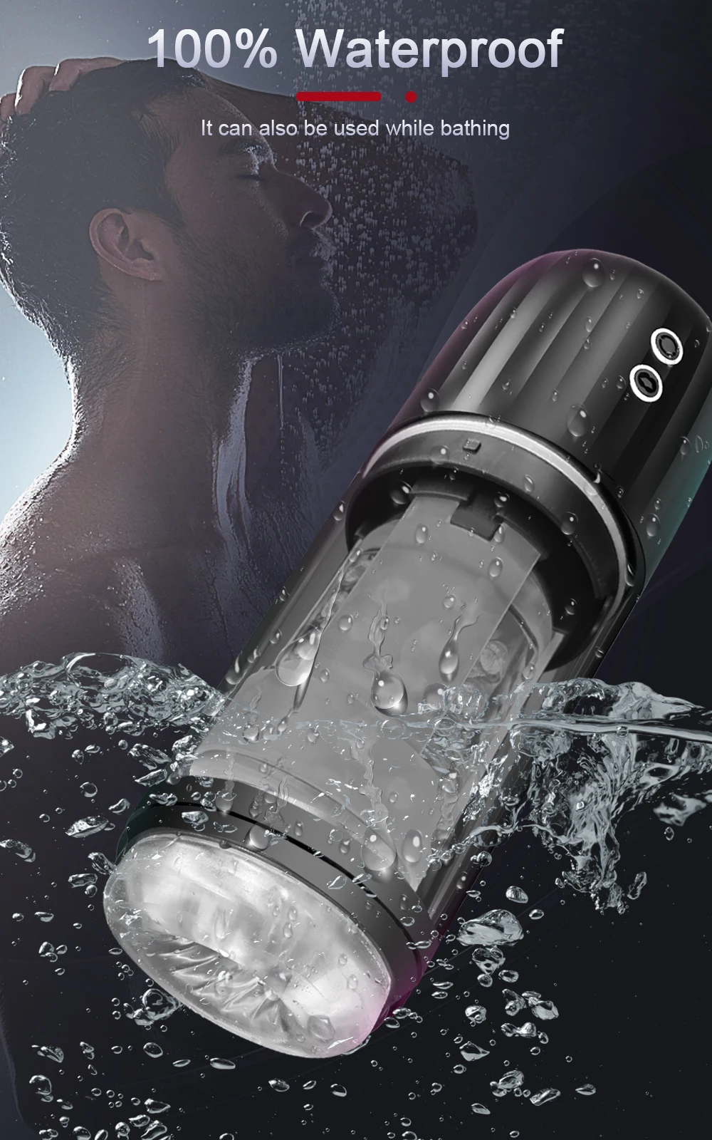 Automatic Male Masturbator Telescopic Rotation Sucking Vagina Masturbation Blowjob Sex Toys for Men Goods for Adults Male Piston