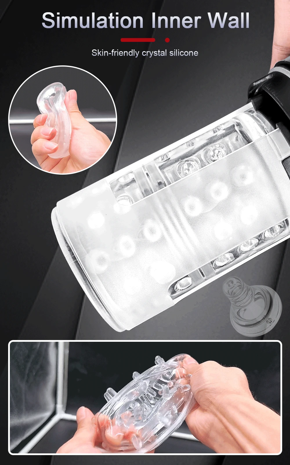 Automatic Male Masturbator Telescopic Rotation Sucking Vagina Masturbation Blowjob Sex Toys for Men Goods for Adults Male Piston