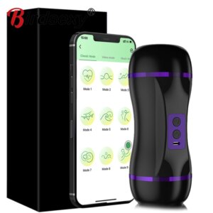 APP Automatic Sucking Male Masturbation Cup Vibration Heated Vagina Blowjob Masturbator Machines Sex Toys Adult Goods for Men